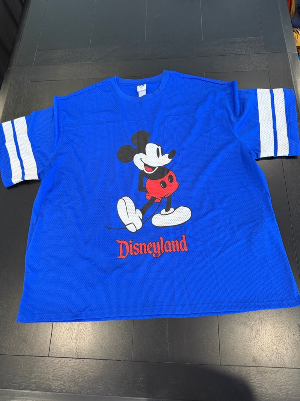 Official Disney Parks Disneyland Mickey Mouse Mesh Athletic Jersey - XL